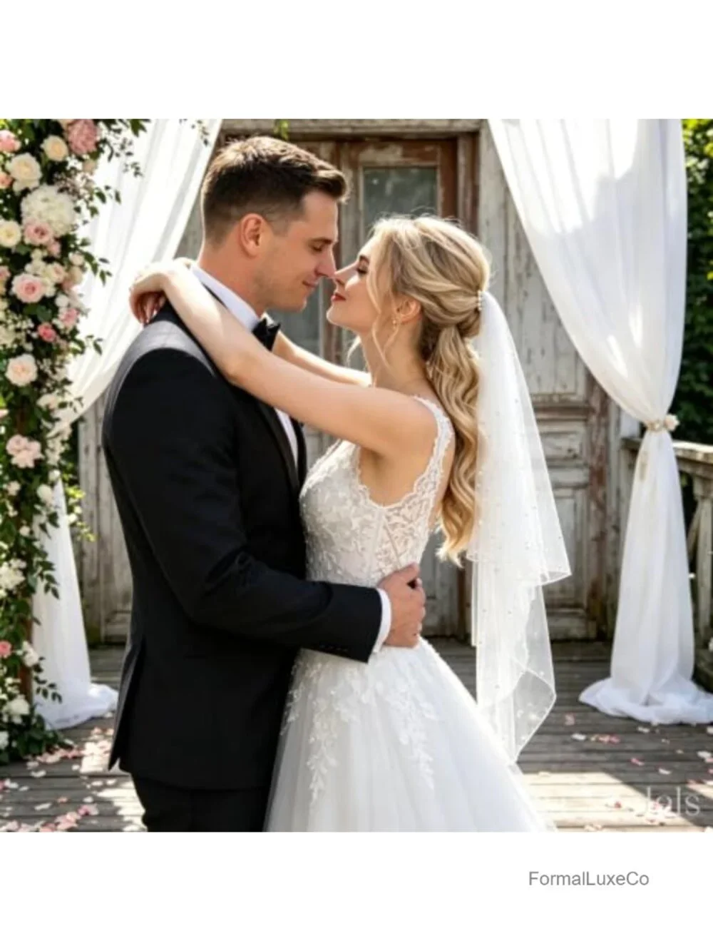 Triangle Tulle Pearl Veil Scarf - Church Wedding Prayer Head Covering